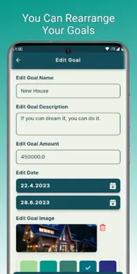 Goal Tracker android App screenshot 1